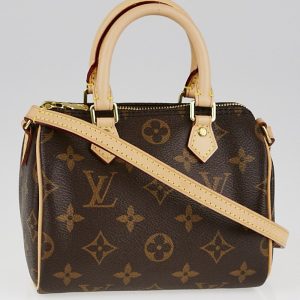 Louis Vuitton Nano Speedy Monogram Handbag
