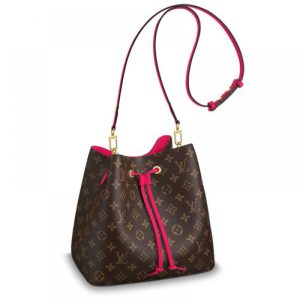 Louis Vuitton Néonoé Monogram Rose Women Handbag