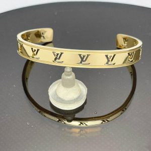 Louis Vuitton LV Gold Color Bracelet For Women Online