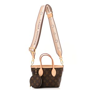 LV Monogram Neverfull BB Beige